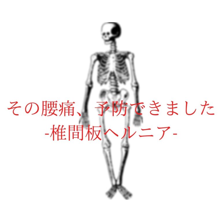 その腰痛予防できます！椎間板ヘルニアにならないためにすること たいぺいブログ始めるってよ！